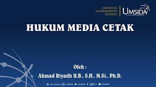 HUKUM MEDIA - HUKUM MEDIA CETAK | FBHIS - UMSIDA