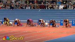 Marcellus Moore HOLDS OFF Trayvon Bromell to win men's 60m at Millrose Games | NBC Sports
