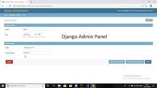 Django Admin Customization || Admin Panel for Model in Django