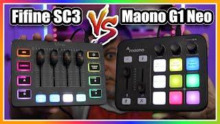 Budget Audio Mixer Comparison: Maono G1 Neo vs Fifine SC3