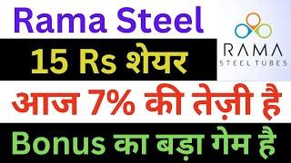 Rama Steel Latest News | Rama Steel Share News | Rama Steel  Breaking News | Rama Steel News Today