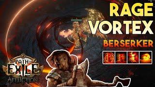 [3.23] Rage Vortex of Berserking Build | Berserker | Affliction | Path of Exile 3.23