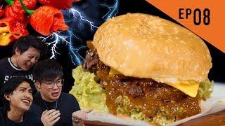 Hot Guys Ep8 - SPICIEST BURGER IN MALAYSIA @ Salt & Pepper - Bangi