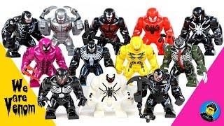 New Venom Riot Anti-Venom Phage Agent Venom Toxin Agony Hyper-Venom Unofficial LEGO Big Figures