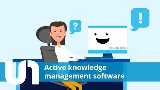 The active knowledge management software Knowledge Center from USU