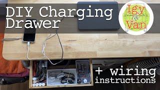 Diy 12v Charging Drawer for van