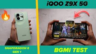 iQOO Z9x Bgmi Test With Fps Meter - Heating, Fps Drop & Battery Test 