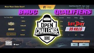  35 KILLS || BMOC 2022 IN-GAME QUALIFIERS — DAY 1 MATCH 1 || BGMI YOUTUBE MOODOFF