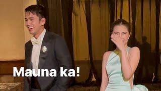 Barbie Forteza and David Licauco kulitan at GMA GALA NIGHT 2023