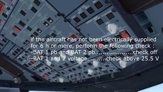 Airbus A320 SOP Preliminary Cockpit Preparation PM FLOW