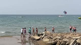 So ist das Wetter und die Lage heute (30.05.2024) in Side Türkei. Strand. Meer #sideturkey