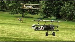 DAWN PATROL - 6 x 1/3 SCALE WW1 SCOUTS / FIGHTERS DISPLAY AT WESTON PARK - 2024