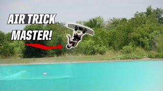 AIR TRICK MASTER! - WAKEBOARDING