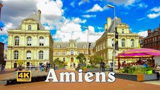 Walking tour in Amiens, France - 4K UHD Walking Adventures - 4K Walks - City Walks