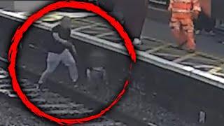 Commuter Saves Child From Train Tracks With Seconds to Spare