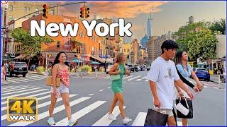 【4K】𝐖𝐀𝐋𝐊  NEW YORK City  Manhattan  Bleecker Street, walking tour 2023 NYC USA