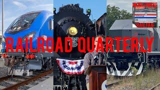 Metro-North Chargers, 2 Mainline Steam Restorations, Caltrain is Electrified! | Railroad Quarterly