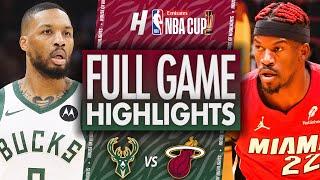 Milwaukee Bucks vs Miami Heat - Full Game Highlights | November 26, 2024 Emirates NBA Cup