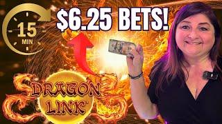 #10 $100 STUCK ON A BET SLOTS CHALLENGE! DRAGON LINKS  ELLIS ISLAND LAS VEGAS