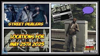 GTA Street Dealers Location For May 25th 2025 | GTA 5 Online | Drug Wars DLC