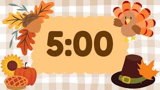 5:00 Countdown Timer-Thanksgiving