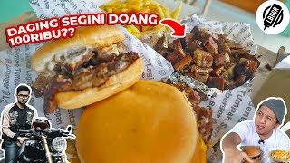 BURGER MEWAH MOTOVLOGGER 500K SUB DEN DIMAS!!