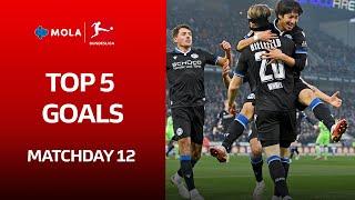 Bundesliga | Matchday 12 Top 5 Goals | Plea, Nmecha & Co