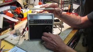 Reparatur eines alten Transistorradios...