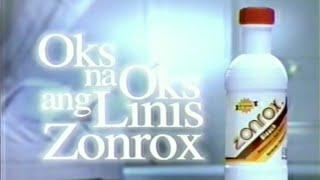 Zonrox bleach 30s - Philippines, 1998