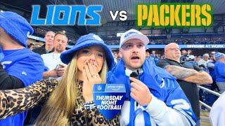 THE MOMENT DETROIT LIONS CLINCHED PLAYOFFS VS PACKERS ON TNF!!