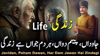 Zindagi ~ LIfe | Allama Iqbal Best Urdu Poetry Shayari Status whatsapp | Kalam-e-iqbal | Iqbaliyat