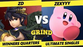 The Grind 193 Winners Quarters - ZD (Dark Pit) Vs. Zexyyy (Kirby, Young Link) Smash Ultimate - SSBU