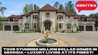 Tour Stunning Million Dollar Homes in Georgia  Luxury Living at Its Finest!