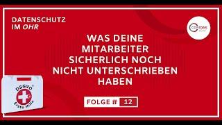 #12 Was Deine Mitarbeiter sicherlich noch nicht unterschrieben haben