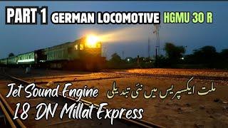 New change in Millat Express | 18 DN Millat Express Departure view from Abdul Hakim Railway station