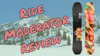 The 2025 Ride Moderator Snowboard Review