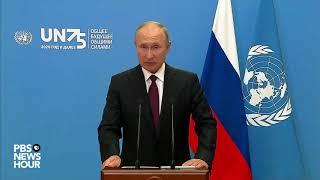 WATCH: Russia President Putin's full speech at U.N. General Assembly