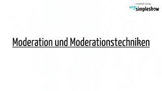 Moderation und Moderationstechniken