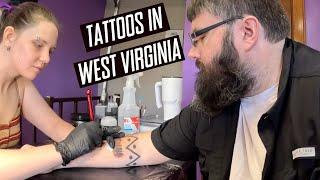 I got a stick and poke tattoo in West Virginia