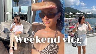 WEEKEND VLOG / prima giornata di mare, cosa c'è nella mia borsa per la spiaggia + svuota la spesa