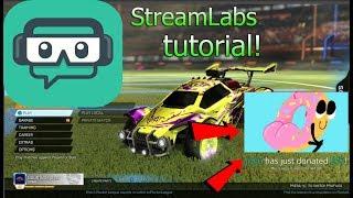 How to use StreamLabs Tutorial! (Donation Alerts,Notifications,Etc....)