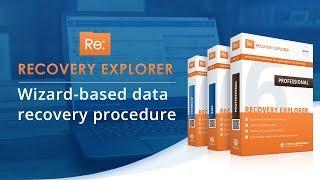 Recovery Explorer: wizard-based data recovery procedure [SysDev Laboratories]