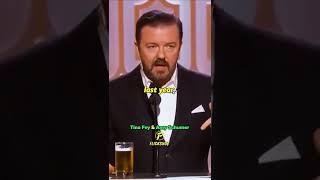 Ricky Gervais ROASTS Tina Fey & Amy Poehler