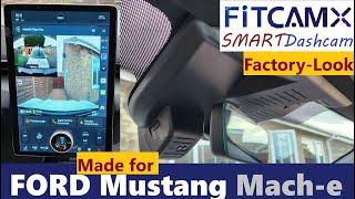 The PERFECT Mustang Mach-e Smart Dash Cam!! - Fitcam X - Shown with Carlinkit AI Box