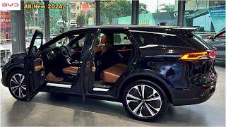 First Look 2024! New BYD Tang EV Black : Luxury Interior and Exterior Show Details