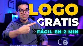 Cómo hacer un LOGO GRATIS Online para NEGOCIO en 2 minutos   Fácil con fondo transparente   2025