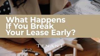 What Happens If You Break Your Lease Early?