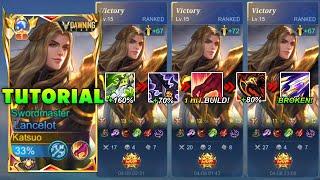 LANCELOT BRUTAL FULL DAMAGE BUILD FOR SOLO RANKED!! | TOTALLY INSANE! ( EXPLAINED TUTORIAL! )