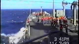 USS Virginia UNREP 1993