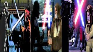 Obi-Wan Kenobi vs Darth Vader Scene in Star Wars Games (1992 - 2022)